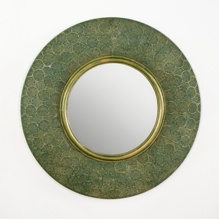 espejo-de-diseno-redondo-en-metal-acabado-oro-y-verde