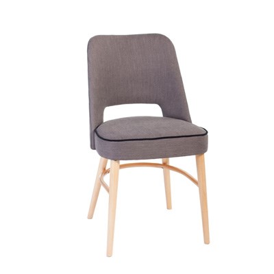 Silla de diseño retro tapizada