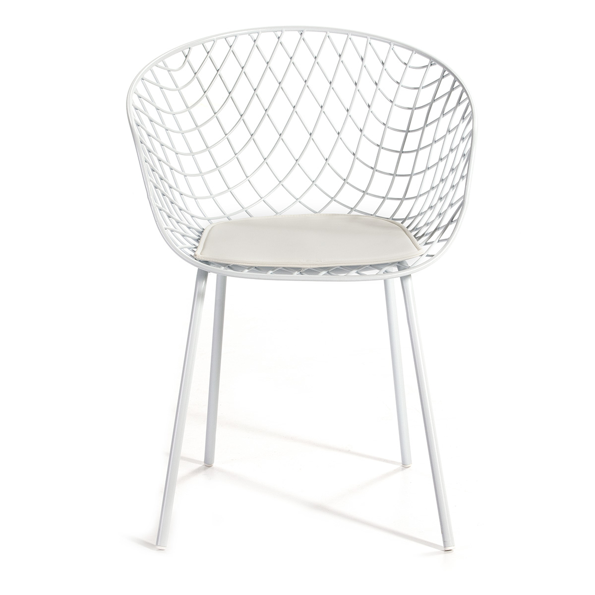 silla rejilla metal blanco silla rejilla metal blanco