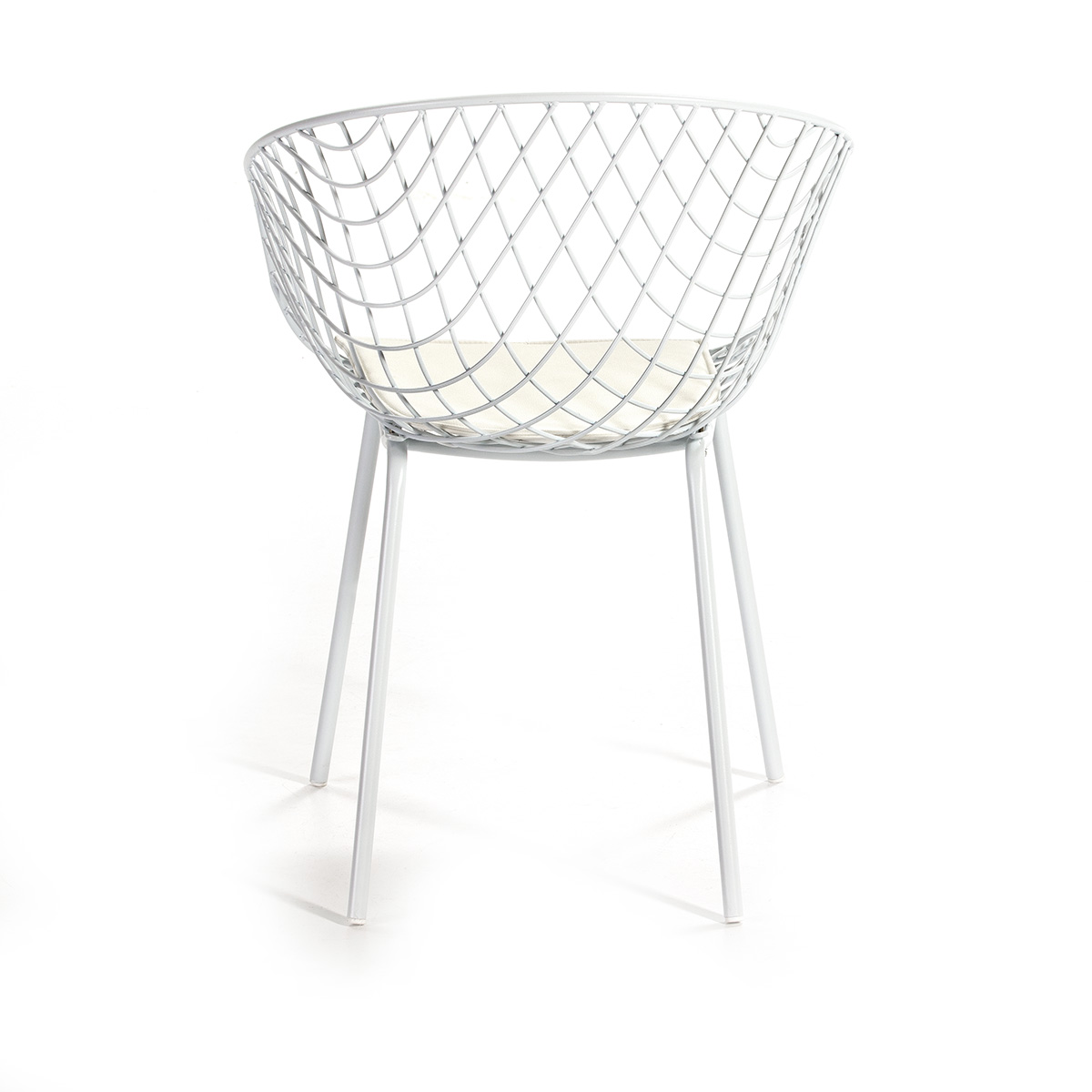 silla rejilla metal blanco silla rejilla metal blanco
