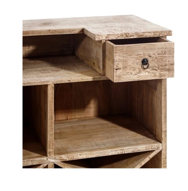 Mueble bar diseño rústico madera natural (5)